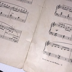 Vintage Sheet Music mother goose series small piano pieces Orlena Augustine/115j