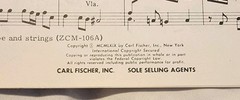 WITH THE VOICE OF PRAISE Sheet Music 1966 Choral Mixed Voices Piano Religious