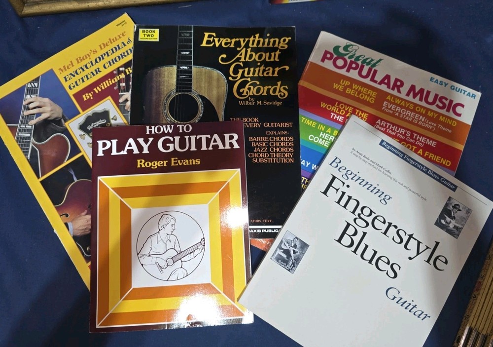 ​Vintage & Modern Guitar Instruction Book Collection – Lot of 5​