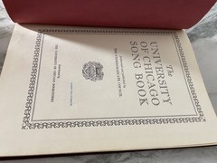 University of Chicago Song Book HC VTG 1928 Sheet Music Collegiate