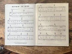 Poco Nothin To Hide Sheet Music 1988 C’mon Sheet Music 1971