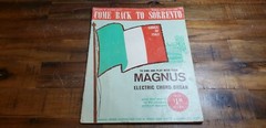 Come back to Sorrento, Italy Songs. Magnus Chord Organ Sanford Hertz Sheet Music