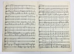Lorenz&rsquo;s Two Part Choruses Roses From the South Sheet Music 1939 Johann Strauss