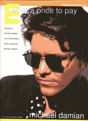 1991 Sheet Music ~ WHAT A PRICE TO PAY ~ Michael Damian ~ Vintage! NEW!