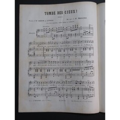 Masini F.Nightfall Of Heaven Singer Piano 19th Century
