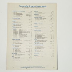 Vintage 1990 Drizzly Day Piano Solo Sheet Music by Lois Rehder Holmes