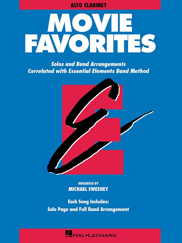 Movie Favorites Eb Alto Clarinet Essential Elements Band Method Music Book
