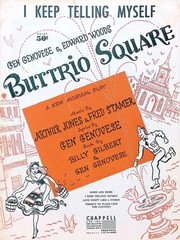 I Keep Telling Myself Sheet Music Buttrio Square 1952 Musical Flop Arthur Jones
