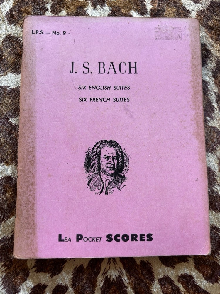 J.S. Bach: Six English And French Suites. Pocket Score. 1950 Ed