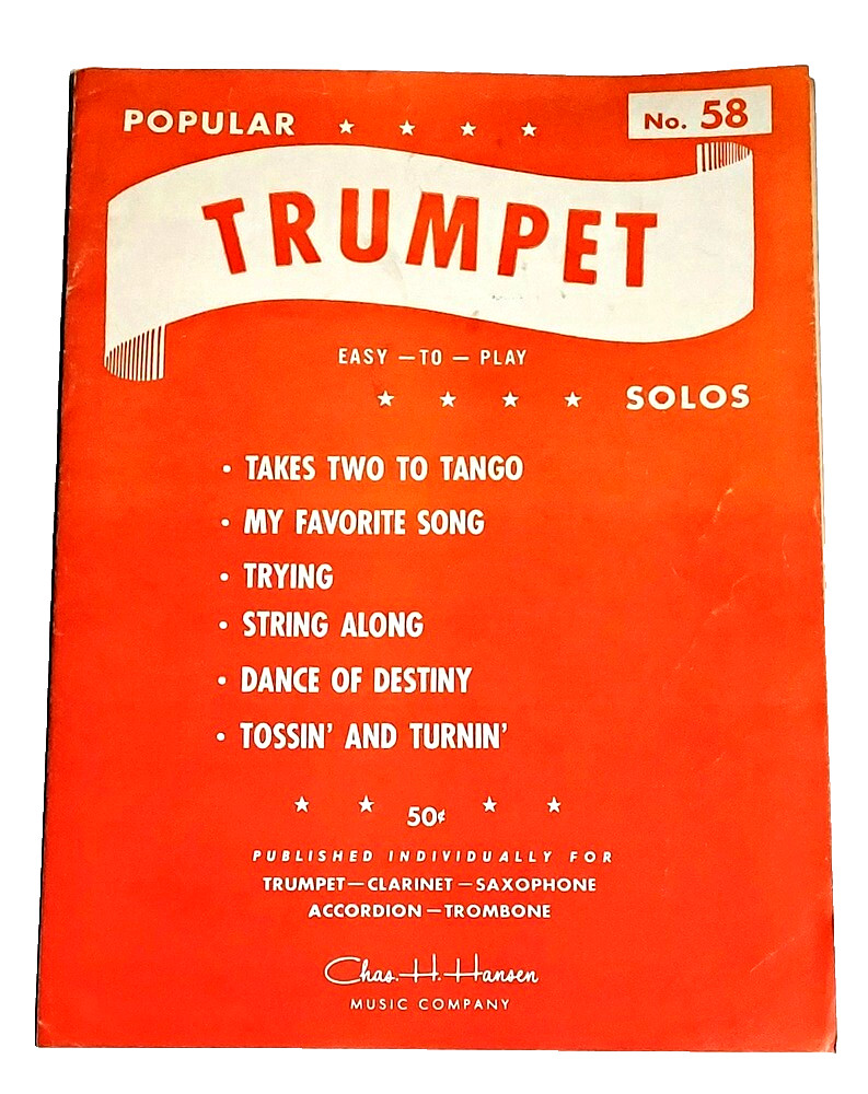 TRUMPET SOLOS Sheet Music No. 58 1952