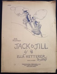 Piano Sheet Music Jack and Jill Ella Ketterer 1930 Theodore Presser