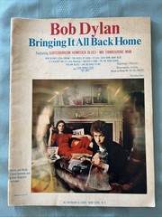 BOB DYLAN Song Book « Bringing It All Back Home » 1965 11 Songs!