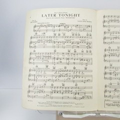 Later Tonight Sheet Music from Wintertime Nacio Herb Brown P/V/G 1942 Piano