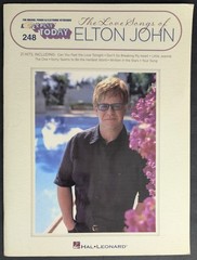 Elton John Love Songs Songbook 1975 Hal Leonard Easy Play Book Tablature Lyrics