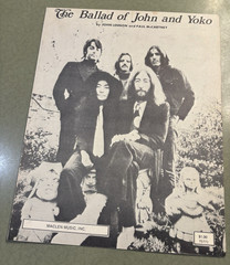 Maclen Music The Ballad of John and Yoko Sheet Music Piano/Voice Solo Pop 75771