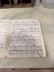 1985 We Are The World USA For Africa Original Sheet Music Michael Jackson Richie
