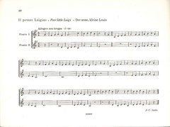 Easy Children&rsquo;s Folk Songbook For 2 Recorders 1972 Carnovich Ricordi Italy