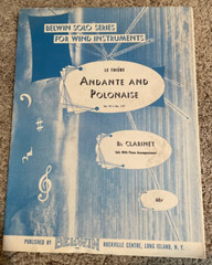 Vintage B Flat Clarinet Solo Sheet Music Collection, 10 pieces