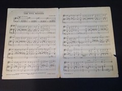 The Five Pennies Sheet Music – 1959