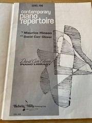 Contemporary Piano Repertoire Level Five 5 David Carr Glover Vintage