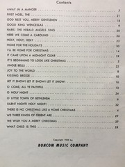 Perry Como, Songs Of Christmas Music Book, 1959