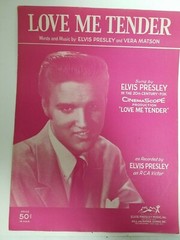 Elvis Presly Sheet Music Love me Tender 1956 20th Century Fox RCA Victor Vintage