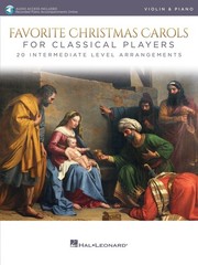 Favorite Christmas Carols Classical Players Violin Piano Sheet Music Book Audio