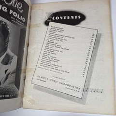 Famous No 2 88 Pages Of Song Hits Vintage Piano Music Chords New York 1957