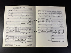 The BEATLES : Sheet Music PUNCH HOLE 1968 : –POLYTHENE PAM —CLEAN. 3627