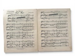 In Italy 1915 Sheet Music Jeanne M Boyd Scharmel Iris Venice Cover Art