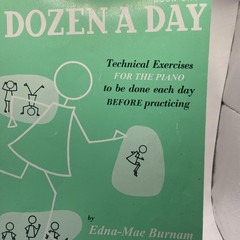 Vintage Willis A Dozen A Day Book One Burnam Piano Exercises Sheet Music USA