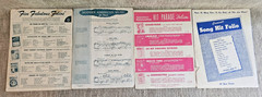 Lot of 33 1950s Sheet Music Slightly Boogie Say Si Si The Great Pretender & more