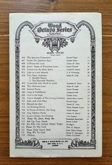 1959 Sacred Choral Sheet Music They That Know Thy Name SATB Glarum Wood #753