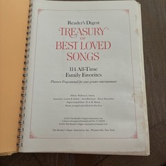 Reader&rsquo;s Digest – TREASURY OF BEST LOVED SONGS (1972) Sheet Music Book