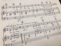 1953 ALLEZ-VOUS-EN, GO AWAY Vintage Sheet Music COLE PORTER Can-Can