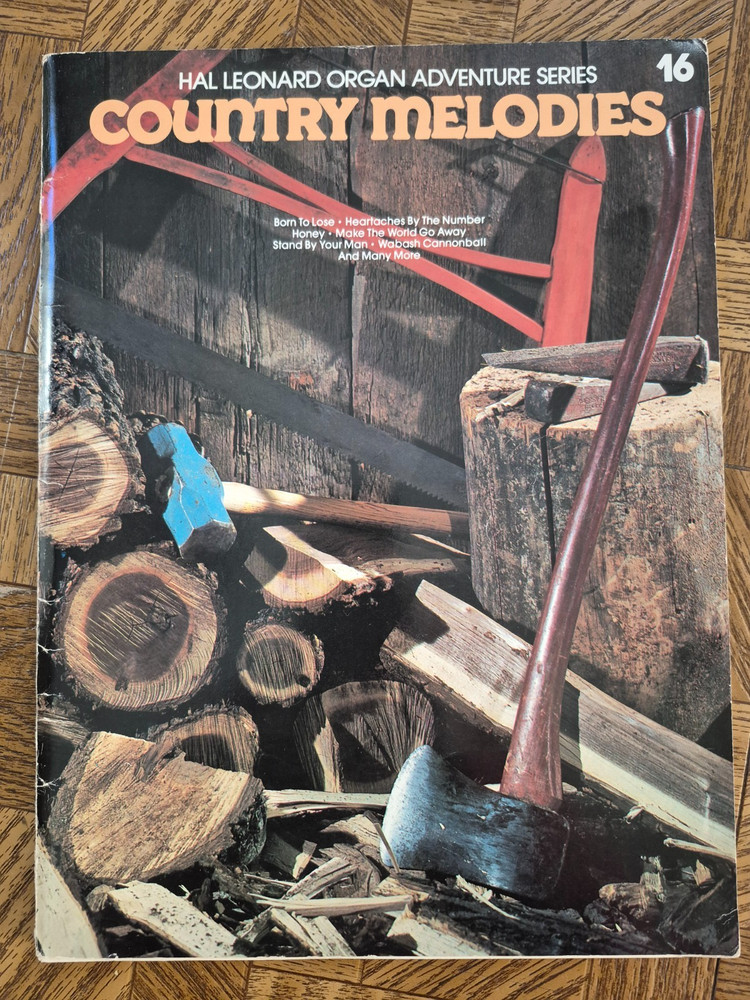 COUNTRY MELODIES Organ Music Book Hal Leonard Adventure Series #16 – 1980