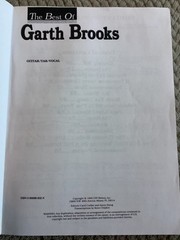 The Best of Garth Brooks Guitar/Tab/Vocal (1992, Trade Paperback) Warner Bros.