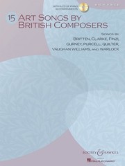 15 Art Songs by British Composers – High Voice Vocal Book and CD 048021113