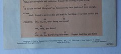 Vintage Animals 1966 – Don’t Bring Me Down – Sheet Music – English Blues Rock