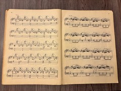 Sheet Music Sacred Music for Piano Solo 1924 Book Religion Church Vtg Antique