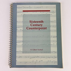 Sixteenth Century Counterpoint H Gilbert Trythall Music Booklet Book