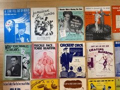 200+ Sheet Music Lot, 1920s-1950s