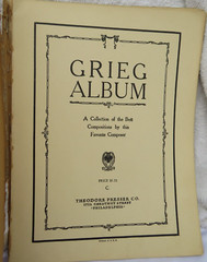 VTG-Grieg Album Collection Of The Best Compositions 112 Pages Theodore Presser