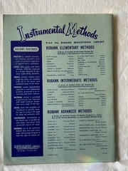 Lot of 3 Vintage Rubank Elementary Method Books Clarinet Flute Trumpet Cornet