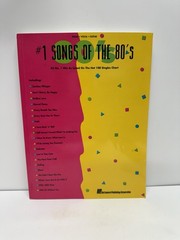 #1 Songs of the 80&rsquo;s – Piano Vocal Guitar – Hal Leonard (1991) – RARE