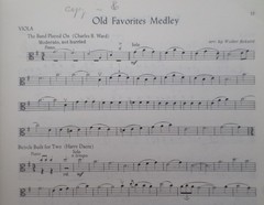 Highlights of Familiar Music for Viola w Piano Accompaniment Eckard (3 Booklets)