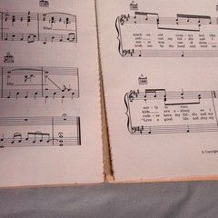 Vintage 1974 John Denver « Back Home Again » Music Book By Cherry Lane Music Co.