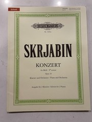 Edition Peters – Scriabin: Piano Concerto in F-sharp Minor, Op. 20
