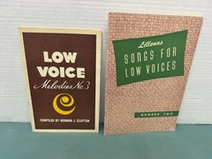 Lot Of 7 Low Voice Gospel Hymn Music Book. By Singspirationn Please See Photos.