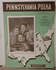 Pennsylvania Polka – Lester Lee & Zeke Manners – Sheet Music 1942